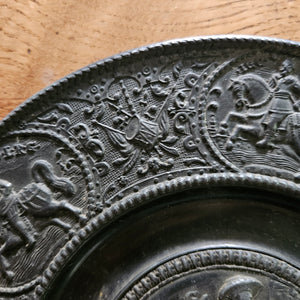 Early Stuart Period Pewter Wall Plate Antique c1620