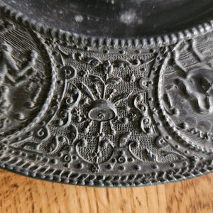 Early Stuart Period Pewter Wall Plate Antique c1620