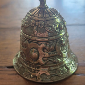 Ringing Hand Bell by Elly Isaac Miller in English Sterling Silver Antique Victorian 1881