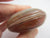 Huge Chinese Banded Agate Scallop Shell Pendant Antique c1840