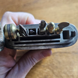 Shagreen with Silver Fittings Case Brass and Steel Geometry Set Antique Georgian c1790