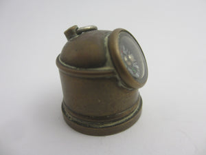 Ships Binnacle Compass Pendant Fob or Charm Copper and Brass Antique Victorian c1890