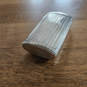 English Sterling Silver Snuff Box by John Reilly Antique Georgian 1811