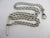 Gradutating Sterling Silver Albert Watch Chain 40.8cm Antique Victorian