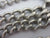 Gradutating Sterling Silver Albert Watch Chain 40.8cm Antique Victorian
