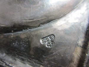 Solid Cast Sterling Silver Candlestick Antique Georgian Hallmarked London 1756 by Edward Wakelin