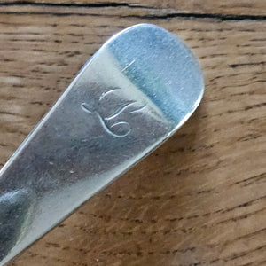 Sterling Silver Serving Spoon Antique Georgian c1820