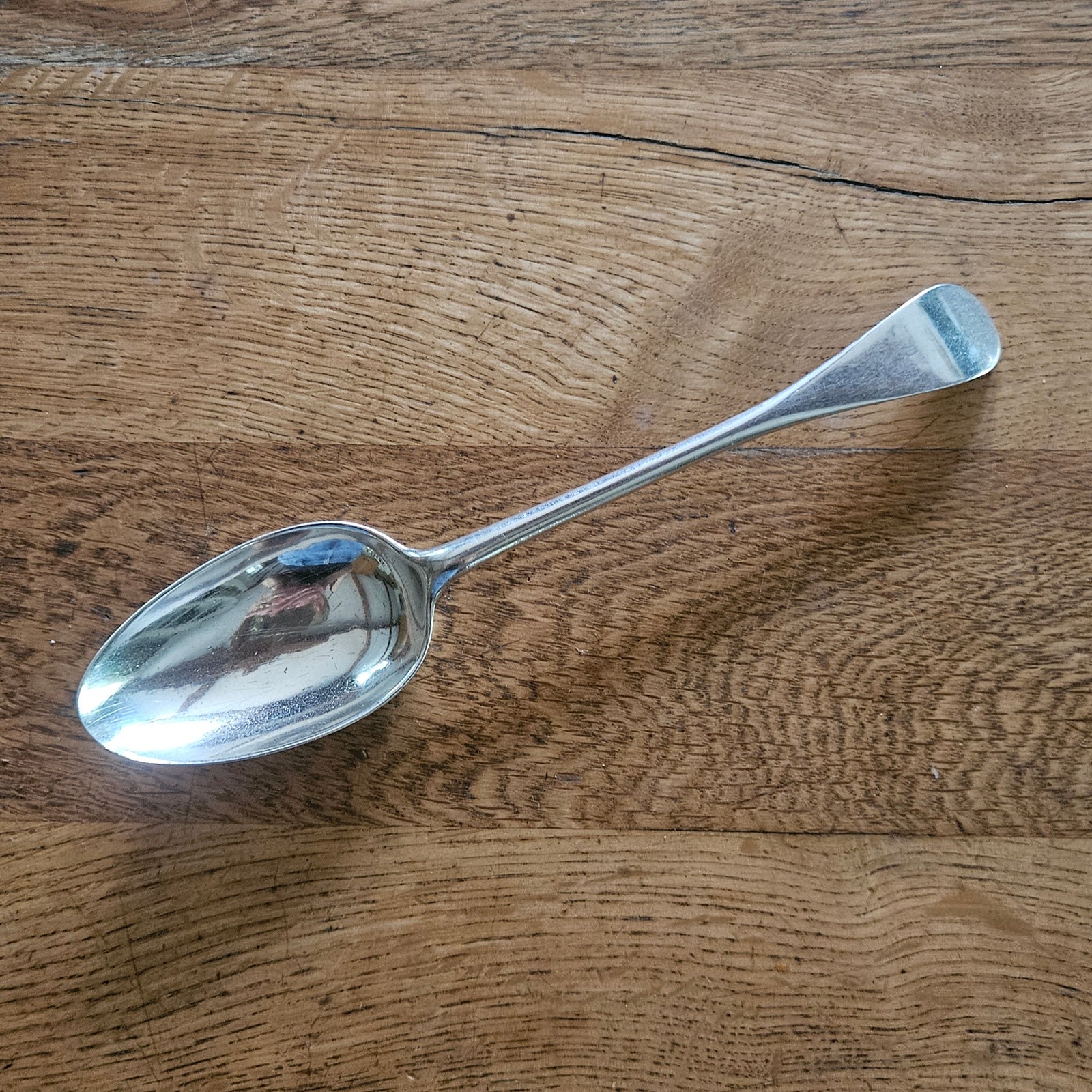 Sterling Silver Serving Spoon Antique Victorian