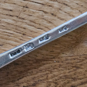 Sterling Silver Serving Spoon Antique Victorian