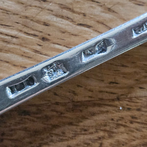 Sterling Silver Serving Spoon Antique Victorian