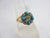 Turquoise and Diamond 18k Gold Ring Antique Victorian c1860