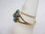 Turquoise and Diamond 18k Gold Ring Antique Victorian c1860