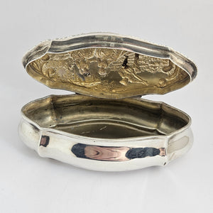 English Sterling Silver Vanity Box by Henry Matthews Antique Victorian 1899