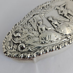 English Sterling Silver Vanity Box by Henry Matthews Antique Victorian 1899