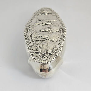 English Sterling Silver Vanity Box by Henry Matthews Antique Victorian 1899
