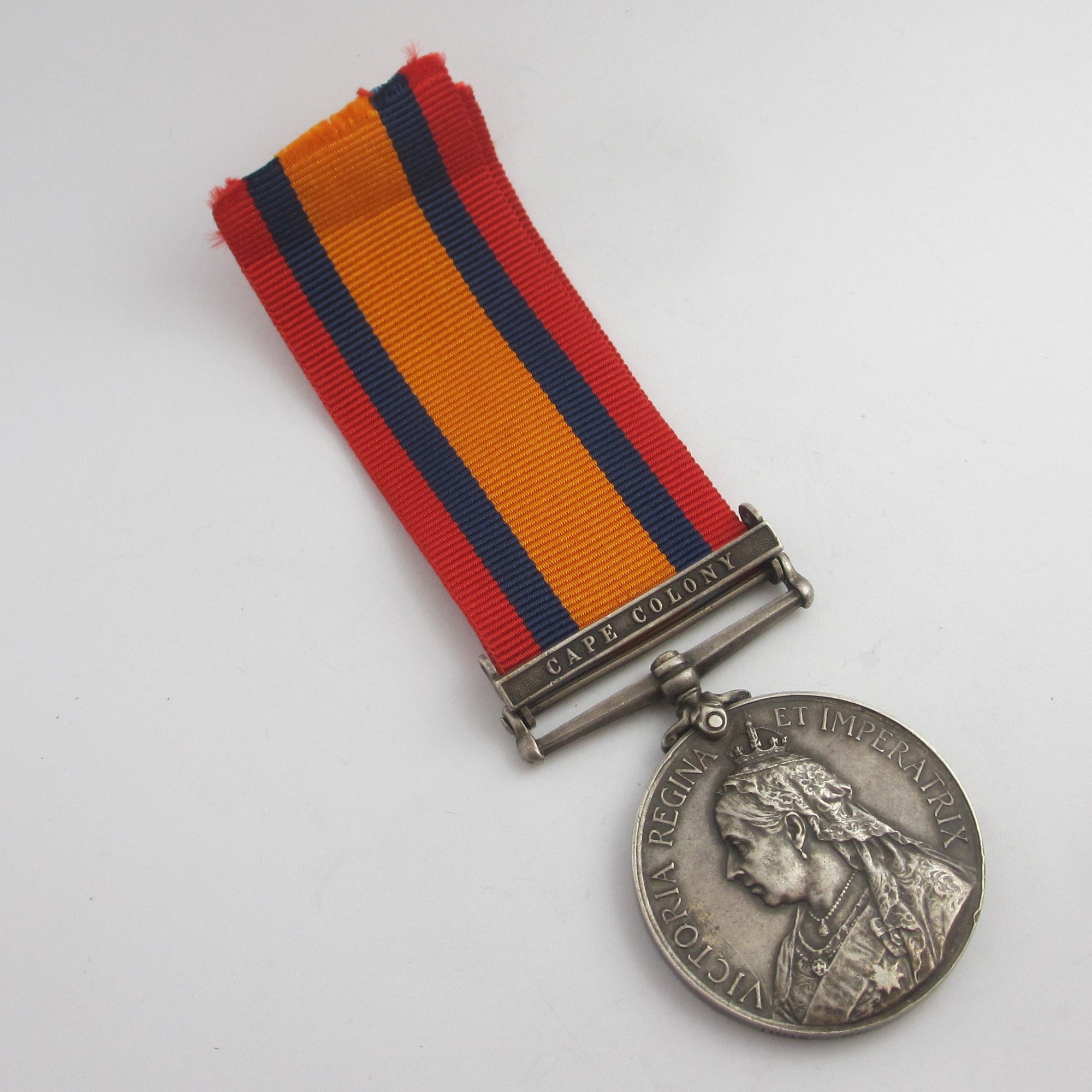 Second Boer War Queen's South Africa Medal to GNR. J. Fick Sterling Silver Antique Victorian