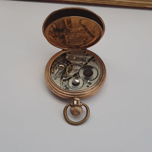 Gold Filled Waltham Mass Open Face Mechanical Pocket Watch Working Order Antique circa 1921