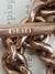 9k Rose Gold Curb Link Albert Pocket Watch Chain Antique Edwardian circa 1905