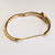 18k Gold Diamond Comet Tail Through Horse Shoe Bangle Antique Victorian circa 1880