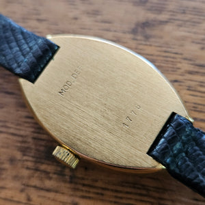 Maurice Guerdat Wrist Watch Leather Strap Vintage