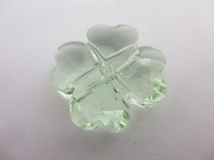 Good Luck Lucky You Shamrock Swarovski Crystal Vintage c2000 Original Box
