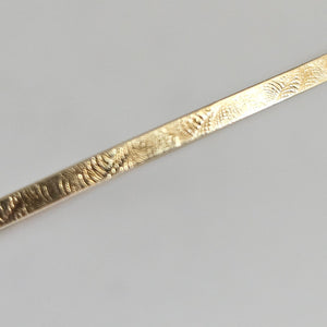 10k Gold Bangle Bracelet Vintage Art Deco c1920