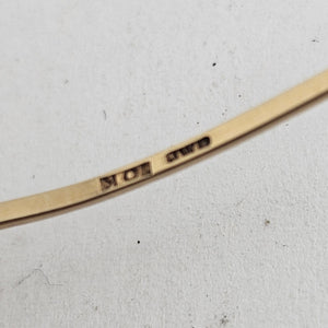 10k Gold Bangle Bracelet Vintage Art Deco c1920