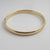 Plain 14k Gold Bangle Bracelet Vintage c1980