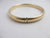 Plain 14k Gold Bangle Bracelet Vintage c1980