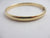 Plain 14k Gold Bangle Bracelet Vintage c1980