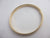 Plain 14k Gold Bangle Bracelet Vintage c1980