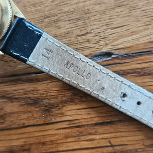 18k Gold Rolex Ladies Wrist Watch Leather Strap Vintage c1950
