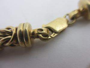 18k Gold Bracelet Vintage c1980