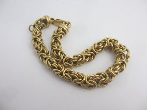 18k Gold Bracelet Vintage c1980