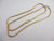 Snake Link 18k Gold Chain Necklace 45.0cm / 17.7" Vintage c1980