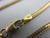 Snake Link 18k Gold Chain Necklace 45.0cm / 17.7" Vintage c1980