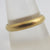 Plain English 18k Gold Wedding Band Marriage Ring Vintage 19855 Size UK P+