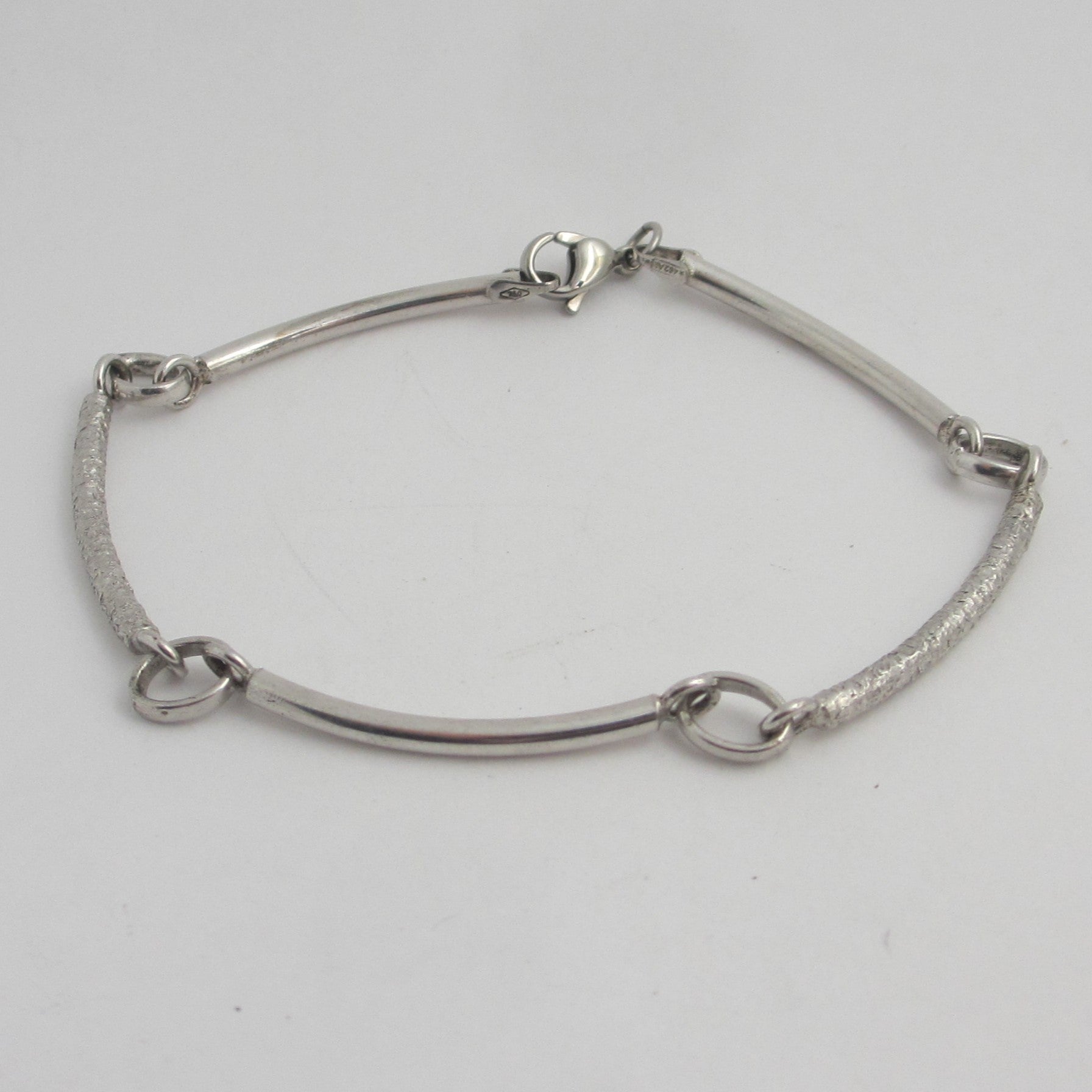 18k White Gold Bracelet Vintage c1980