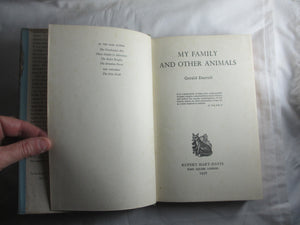 1st Edition "My Family and Other Animal" by Gerald Durrell Vintage Book 1956
