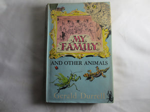 1st Edition "My Family and Other Animal" by Gerald Durrell Vintage Book 1956