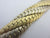 2 Colour 18k Gold Snake Skin Bracelet Vintage 1992