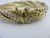 2 Colour 18k Gold Snake Skin Bracelet Vintage 1992