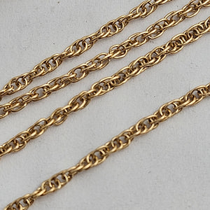 9k Gold Cross Pendant Marked 2000 Millennium Necklace Vintage