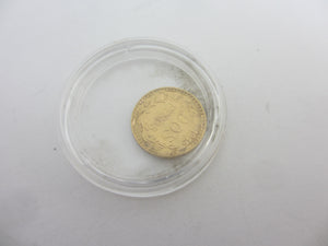 Mexican 1945 Dos 2 Pesos 21k Gold Proof Coin