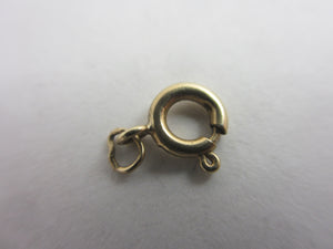 9k Gold Necklace or Bracelet Bolt Ring Clasp Findings Vintage Art Deco c1920