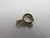 9k Gold Necklace or Bracelet Bolt Ring Clasp Findings Vintage Art Deco c1920