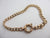 9k Gold Chain Bracelet Large Bolt Ring Clasp Vintage c1980