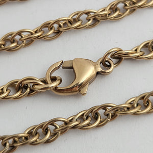 9k Gold Chain Necklace 45.8cm / 18" Vintage