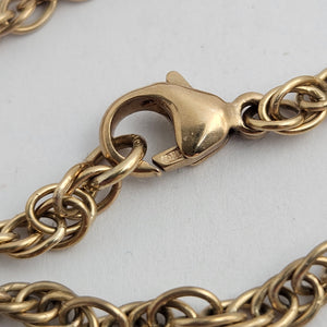 9k Gold Chain Necklace 45.8cm / 18" Vintage