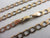 9k Gold Curb Link Chain Necklace 46.4cm / 18.2" Vintage